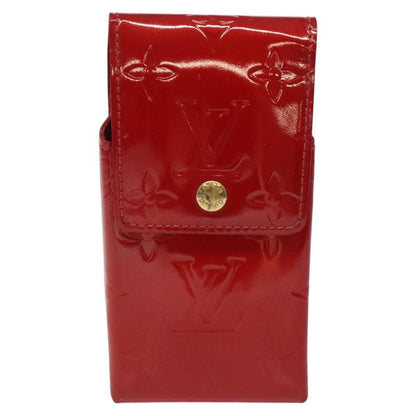Louis Vuitton Vernis Green Cigarette Case Red M 91155 Lv Auth