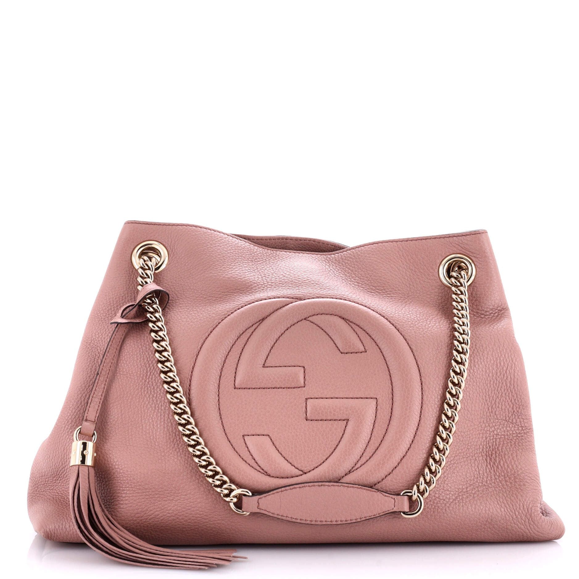 Gucci Soho Chain Strap Shoulder Bag Leather Medium