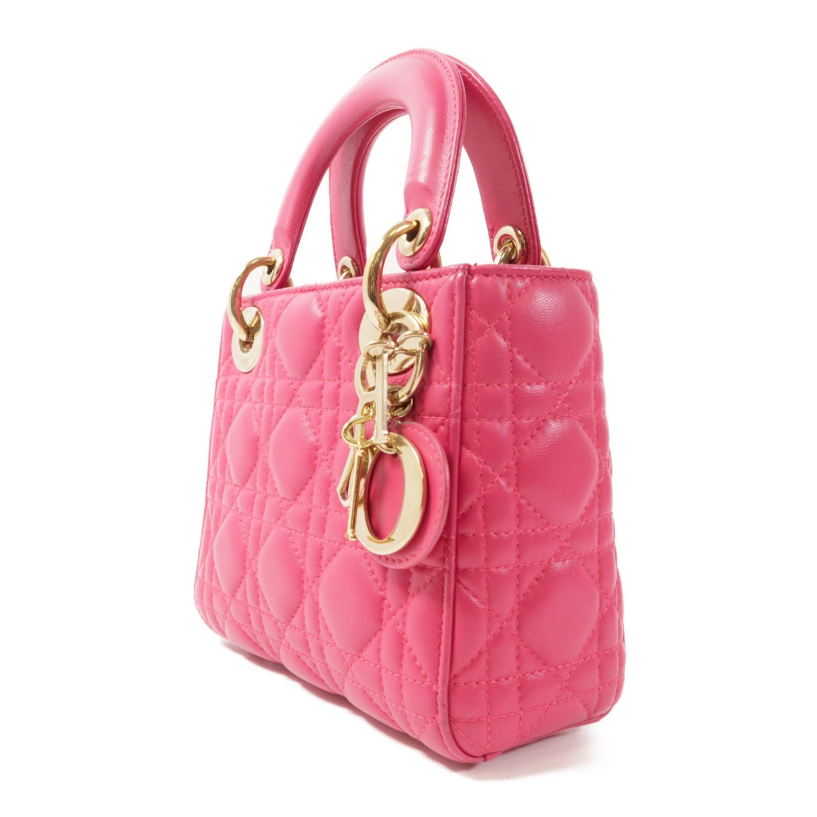 Dior Lady Dior Mini Raspberry Pink