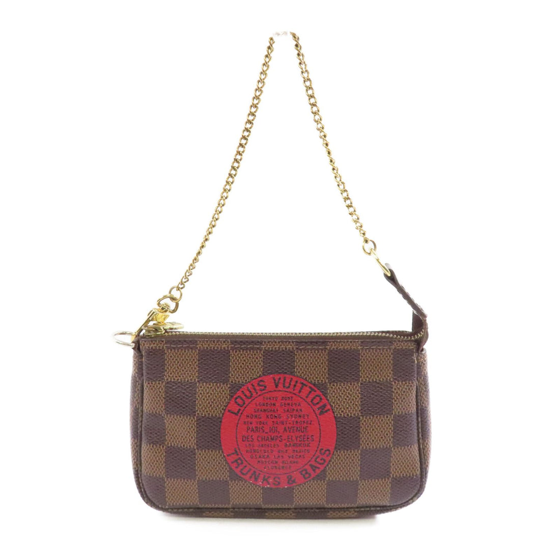 Louis Vuitton Mini Pochette Accessoires, Damier Ebene Trunks and Bags