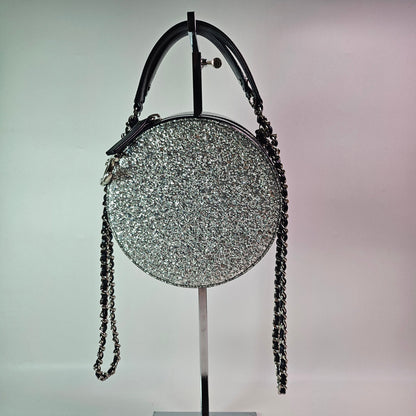 Chanel Evening On The Moon Round Evening Bag