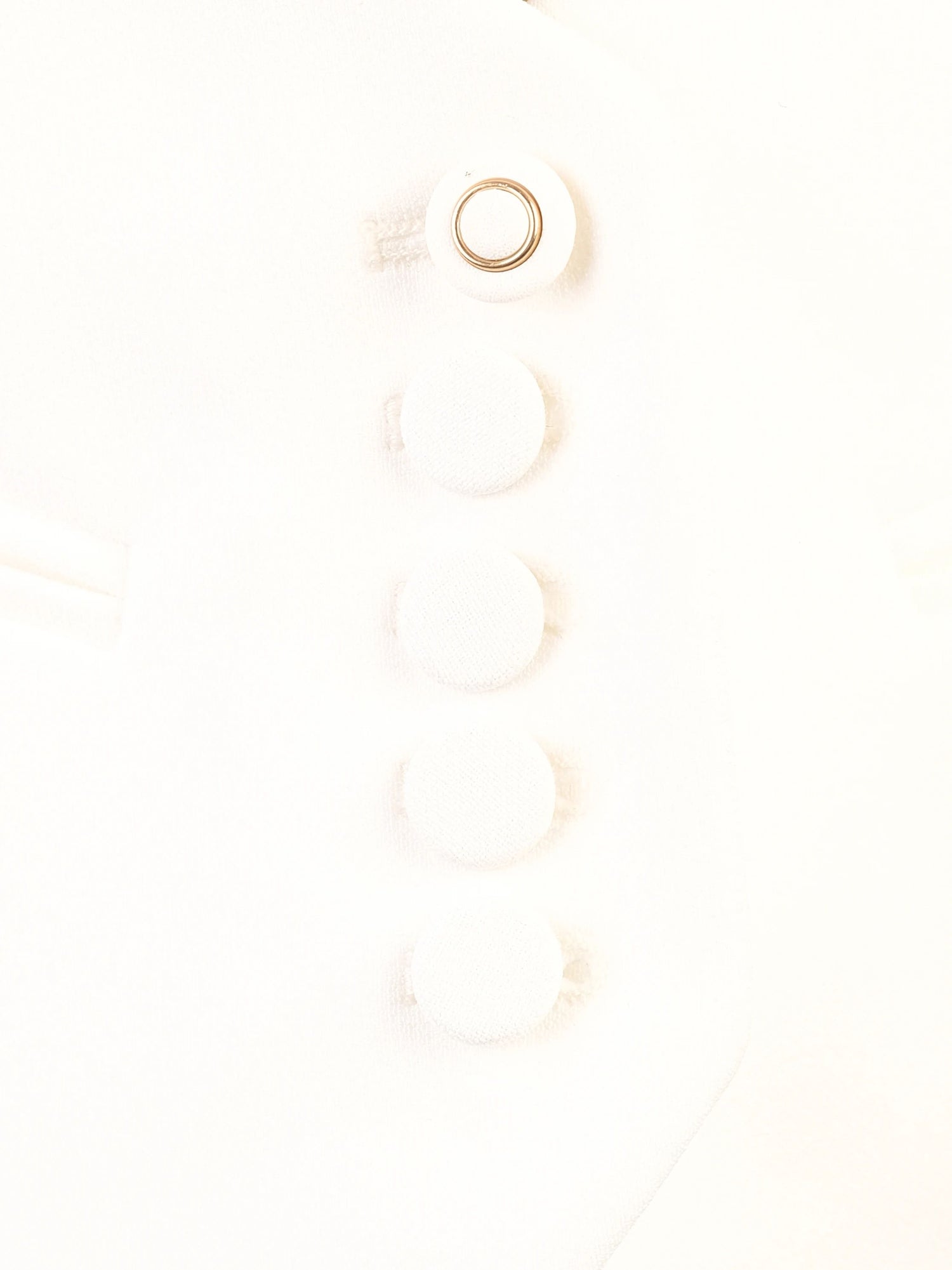 NEW Alexandre Vauthier White Formal Vest Size S Deep V-neck Design