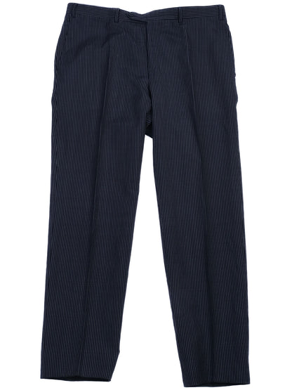 Excellent Canali Blue Wool Blazer XXL Navy Pinstripe Style