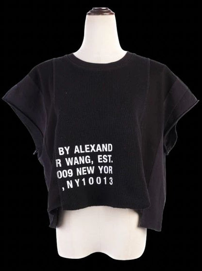 Excellent Alexander Wang Black Nylon Top Size S Women&