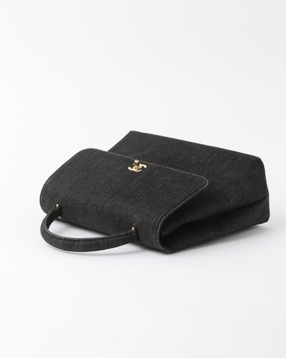 Chanel Kelly Denim Top Handle Bag