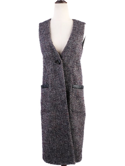 Excellent Liu Jo Gray Wool Sleeveless Dress Size S with Pockets
