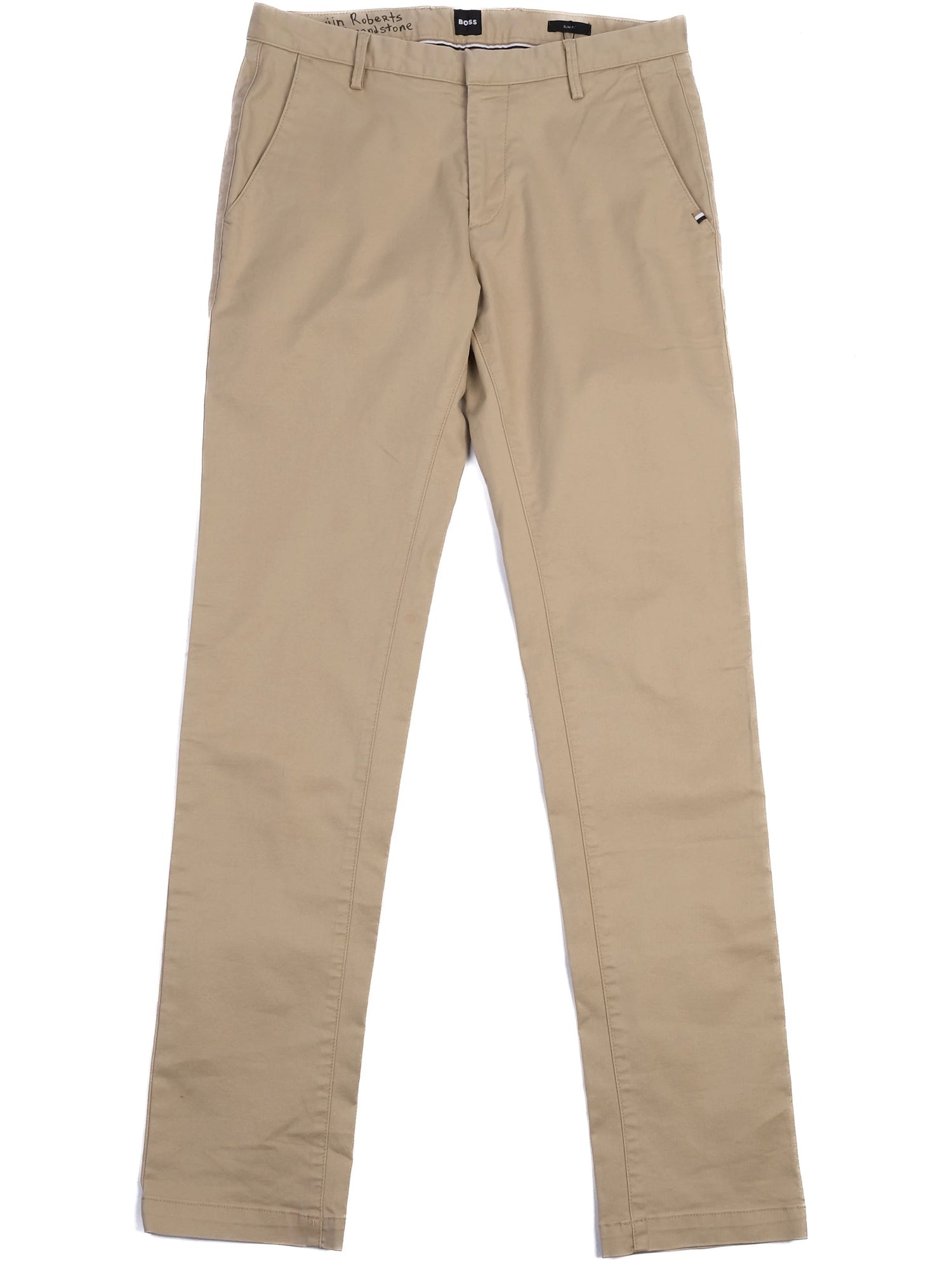 Excellent Hugo Boss Beige Trousers Women Elastane Size Not Specified