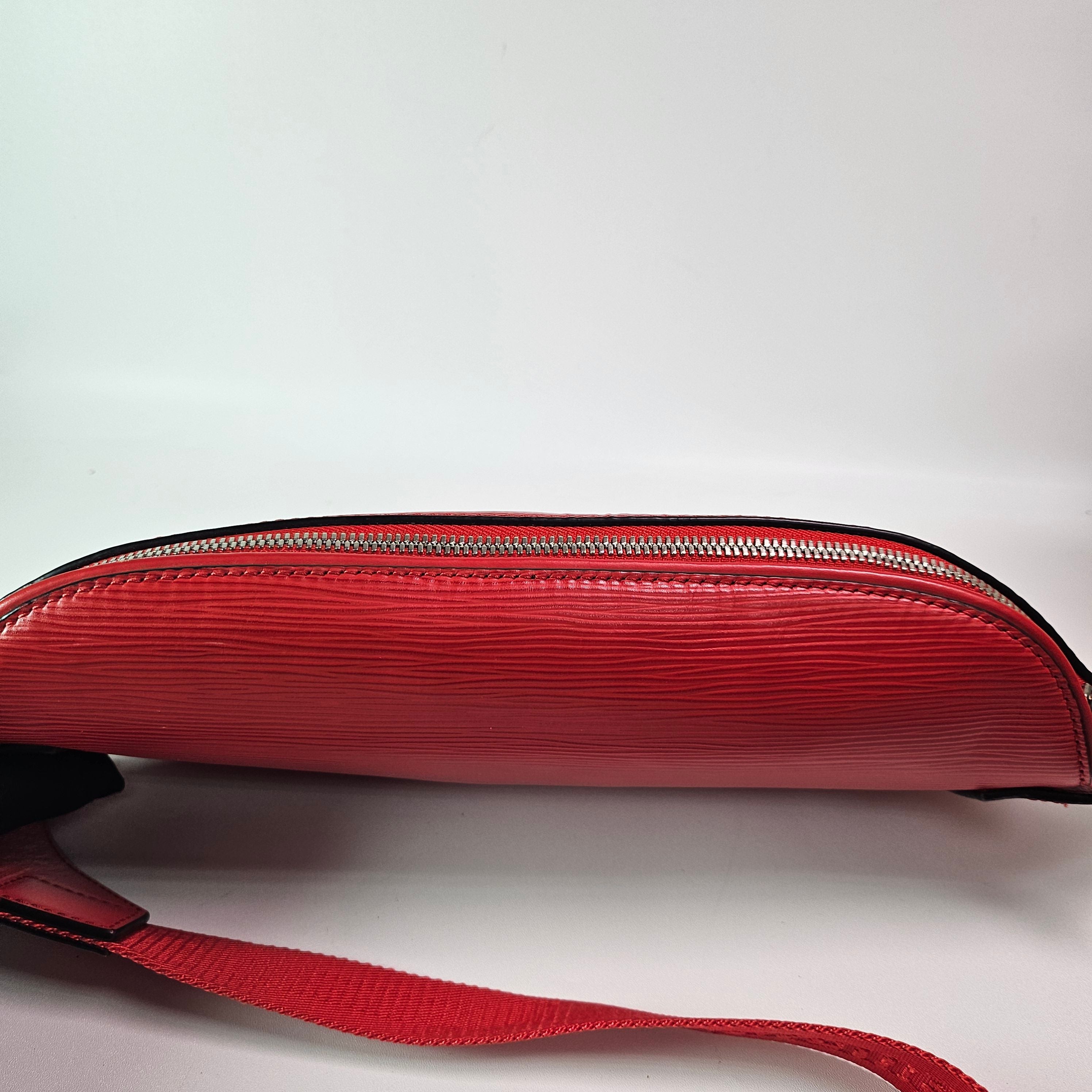 Louis Vuitton Supreme Red White Epi Bumbag