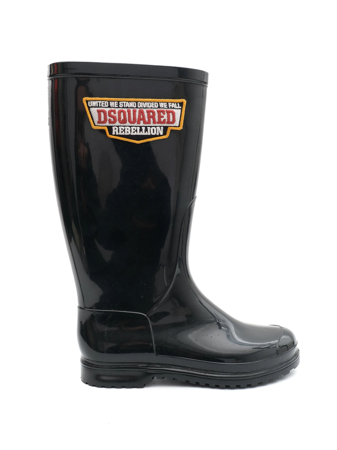 Perfect Dsquared2 Black Rubber Boots for Kids Size 37