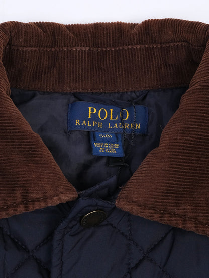 Excellent Polo Ralph Lauren Kids Gray Quilted Jacket Size 8