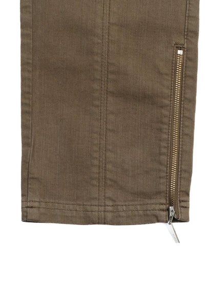 Excellent Escada Green Cargo Pants Size S - Slim Fit, Multiple Pockets