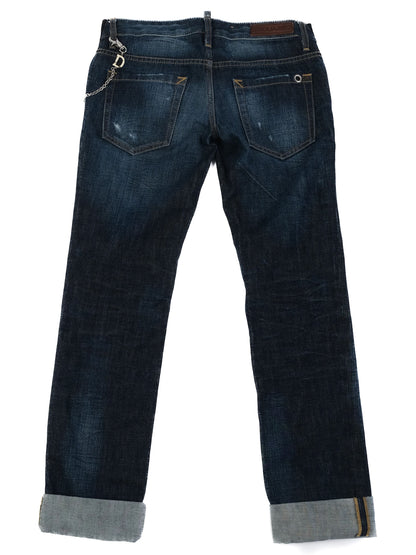 Excellent Dsquared2 WomenÕs Dark Blue Denim Jeans Size M
