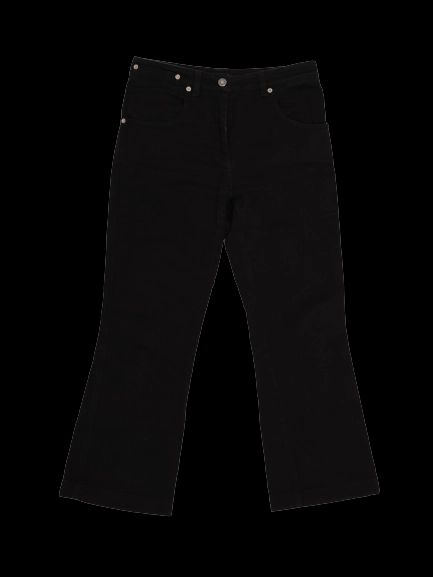 Excellent Louis Vuitton Black Cotton Jeans Size M Women&