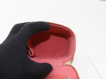 Chanel Matelasse Lamb Vanity/ Chain Pouch Pink