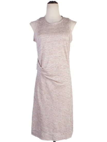NEW By Malene Birger Gray Knee-Length Dress Size S Viscose Sleeveless