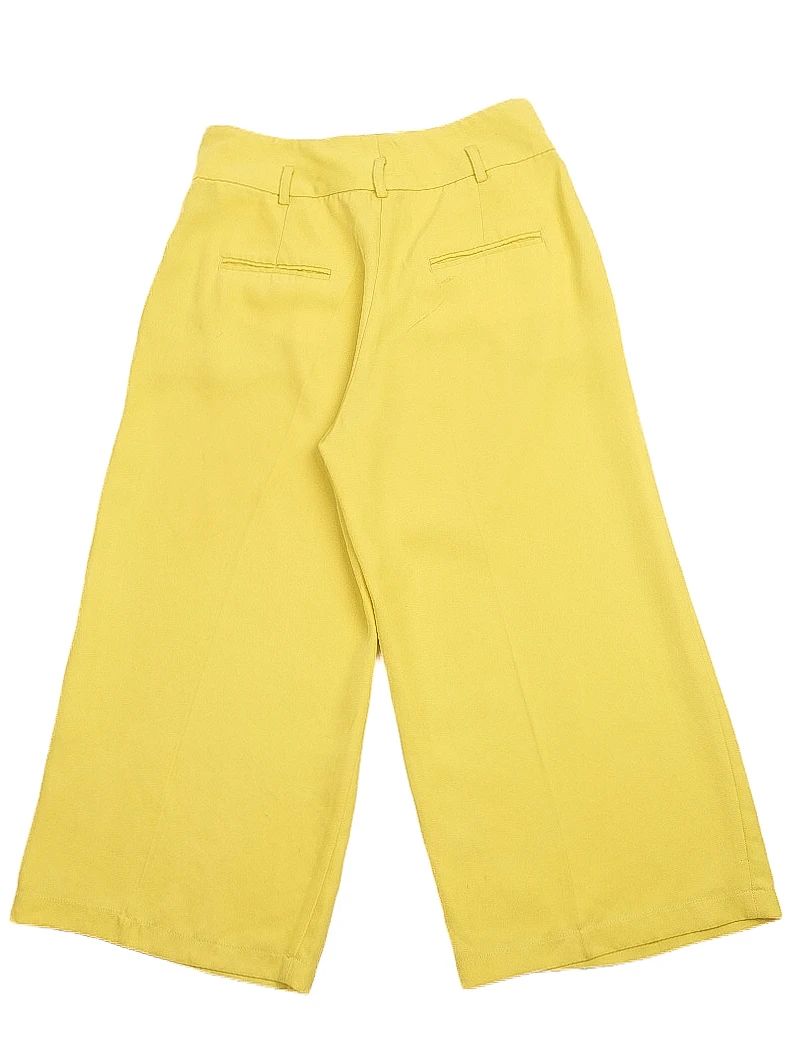 Excellent Pinko Yellow Sleeveless Blazer &amp; Pants Set Women