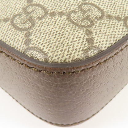 Gucci Painted Canvas Ophidia Gold Shoulder Bag Brown Gg Canvas 699439