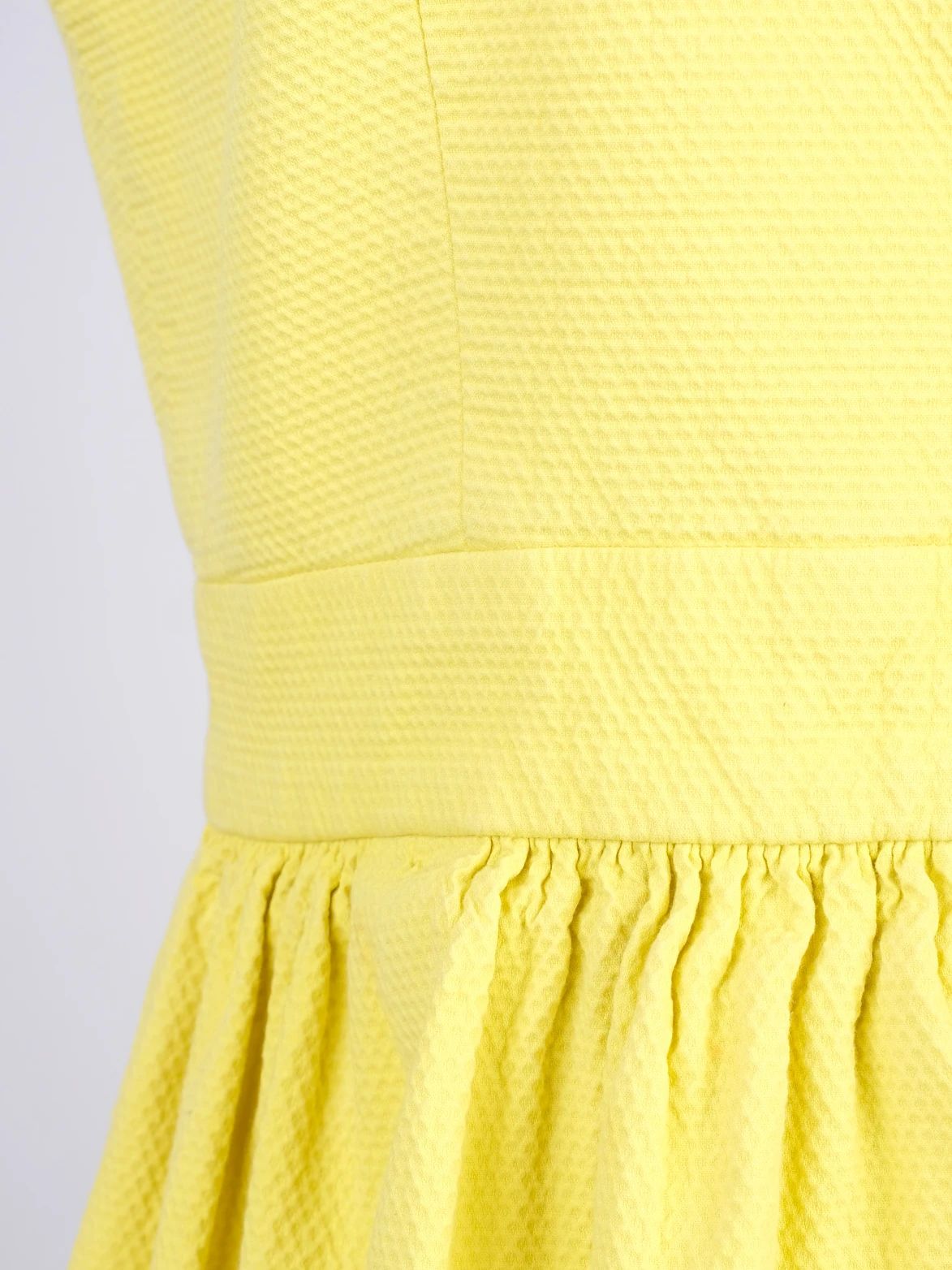 Excellent Karen Millen Yellow Sleeveless Dress Size L