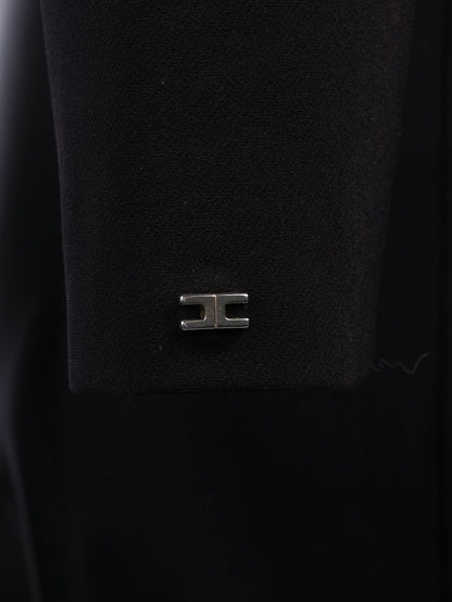 Excellent Elisabetta Franchi Black Bodycon Dress Size M