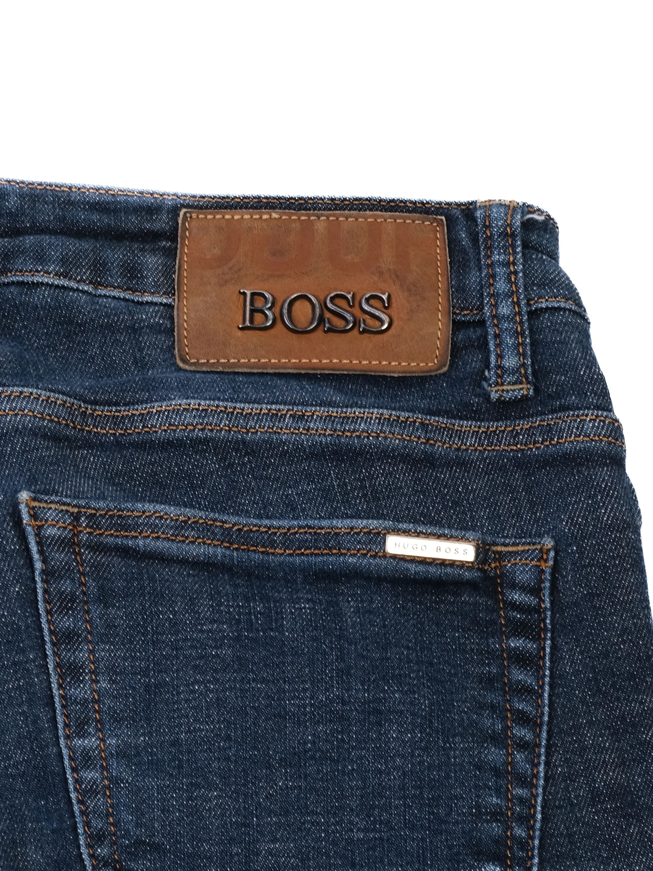 Excellent Hugo Boss Blue Jeans WomenÕs Size - Elastane