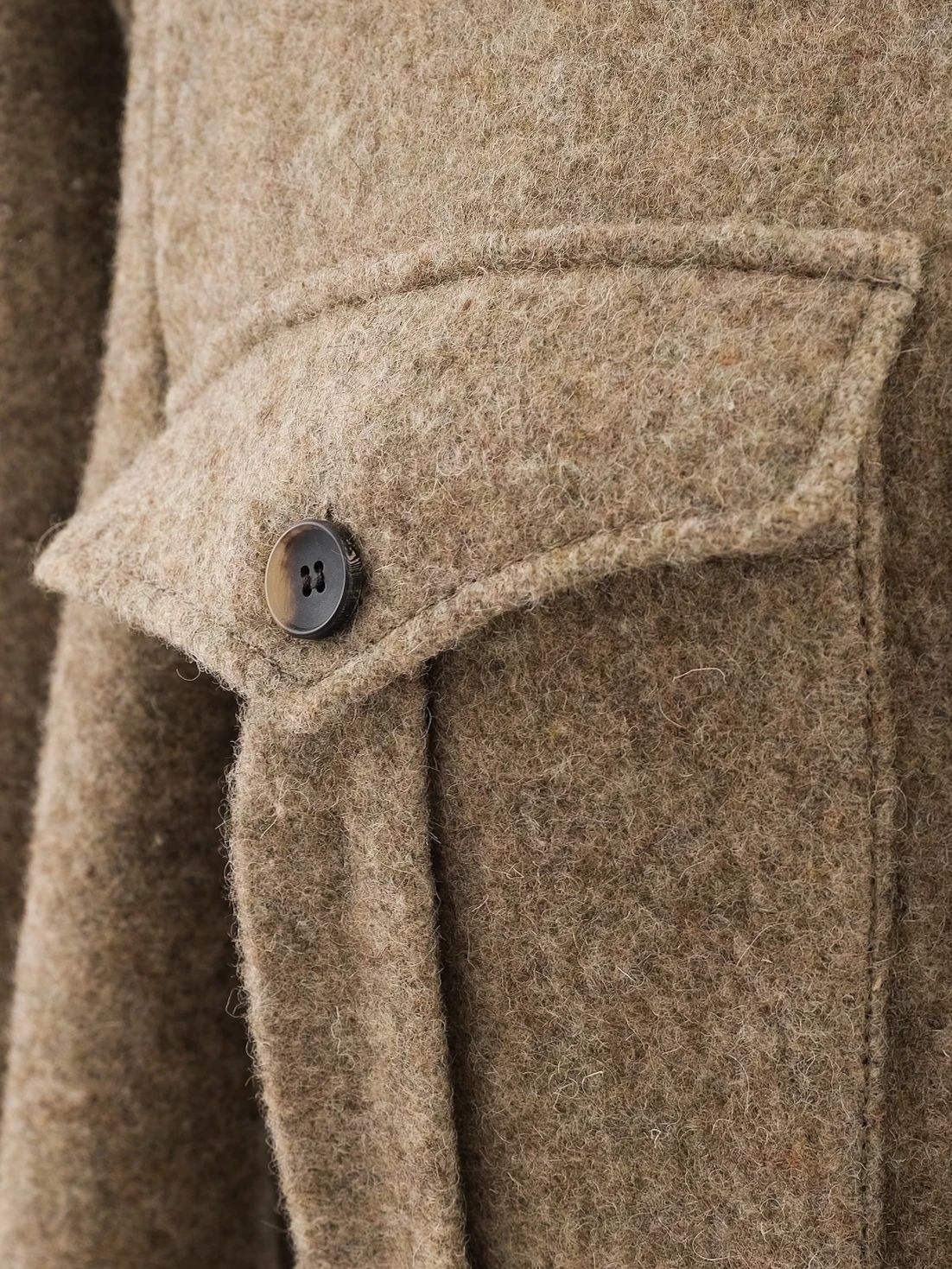 Excellent Isabel Marant Gray Wool Military Shirt Size XS