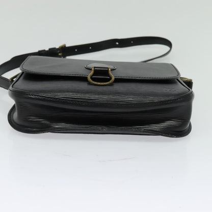 Louis Vuitton Epi Saint Cloud Gm Shoulder Bag Black Noir M 52192 Lv Auth