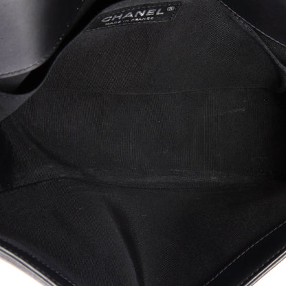 Chanel Boy Flap Bag Chevron Lambskin Old Medium