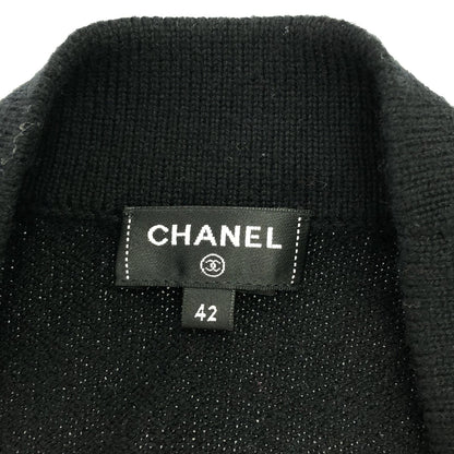Chanel Black Cardigan Cashmere P 72463k 10397