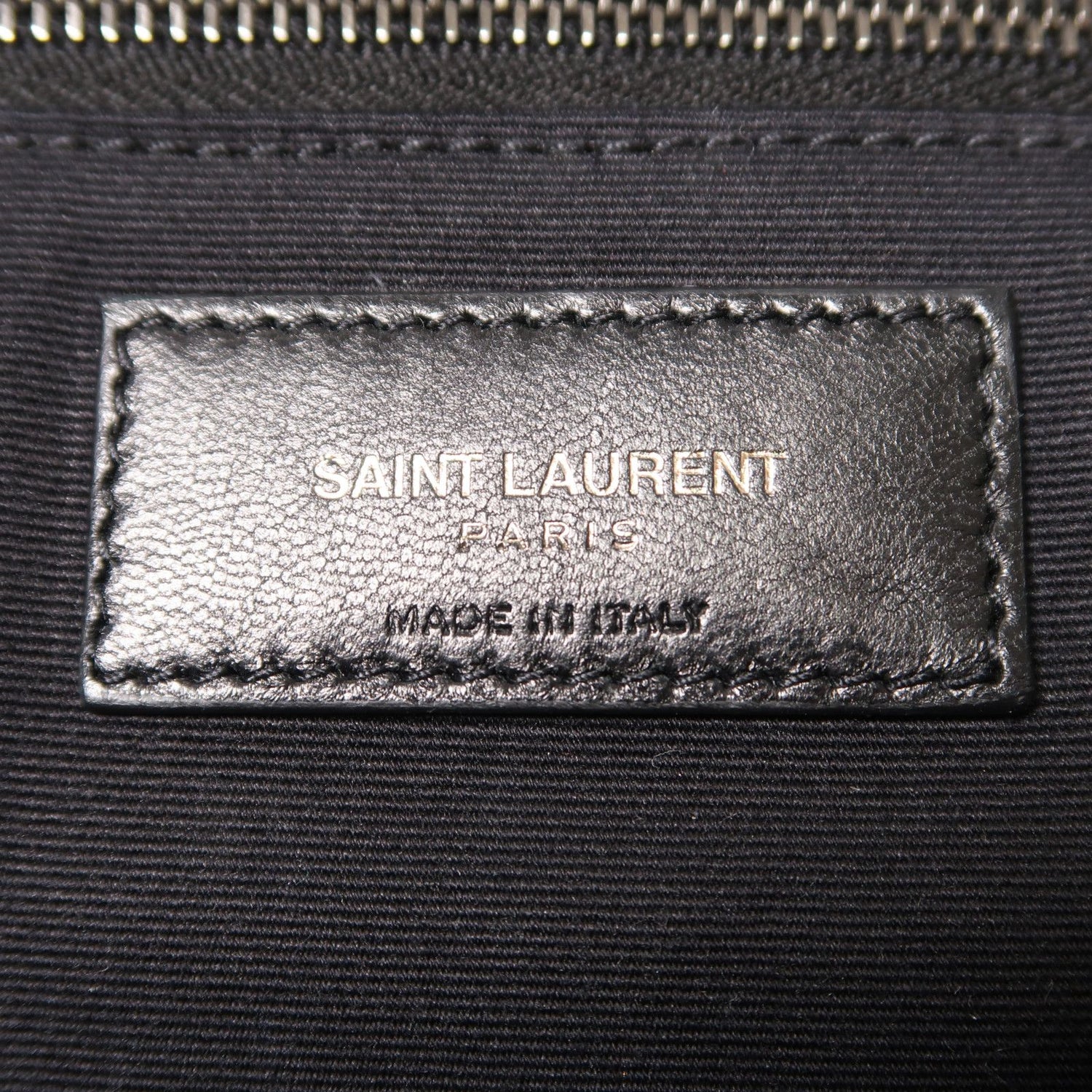 Yves Saint Laurent Cowhide Leather Niki Large Silver Shoulder Bag Black Calfskin (cowhide) Pmr 504
