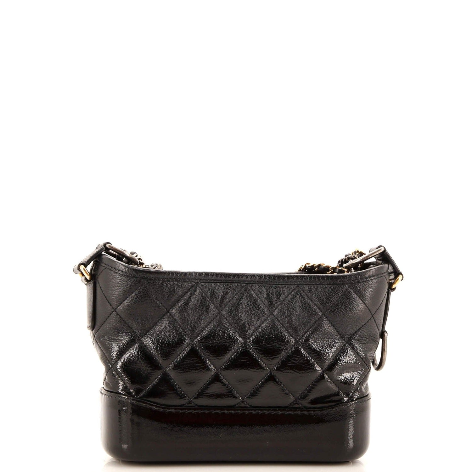 Chanel Gabrielle Hobo Quilted Goatskin And Patent Small