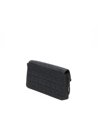 Chanel East West Chocolate Bar Shoulder Bag