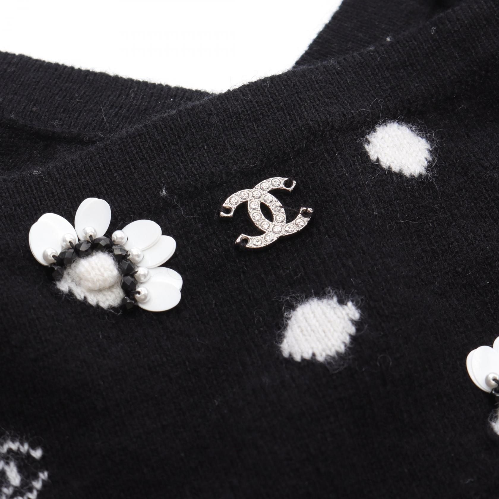 Chanel Black White Bustier Other Tops Cashmere P 75022k 10748