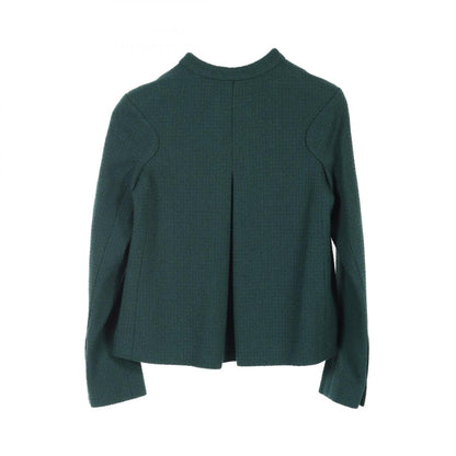 Chanel Green Coco Mark Button Other Jackets Wool P 51896v 38682