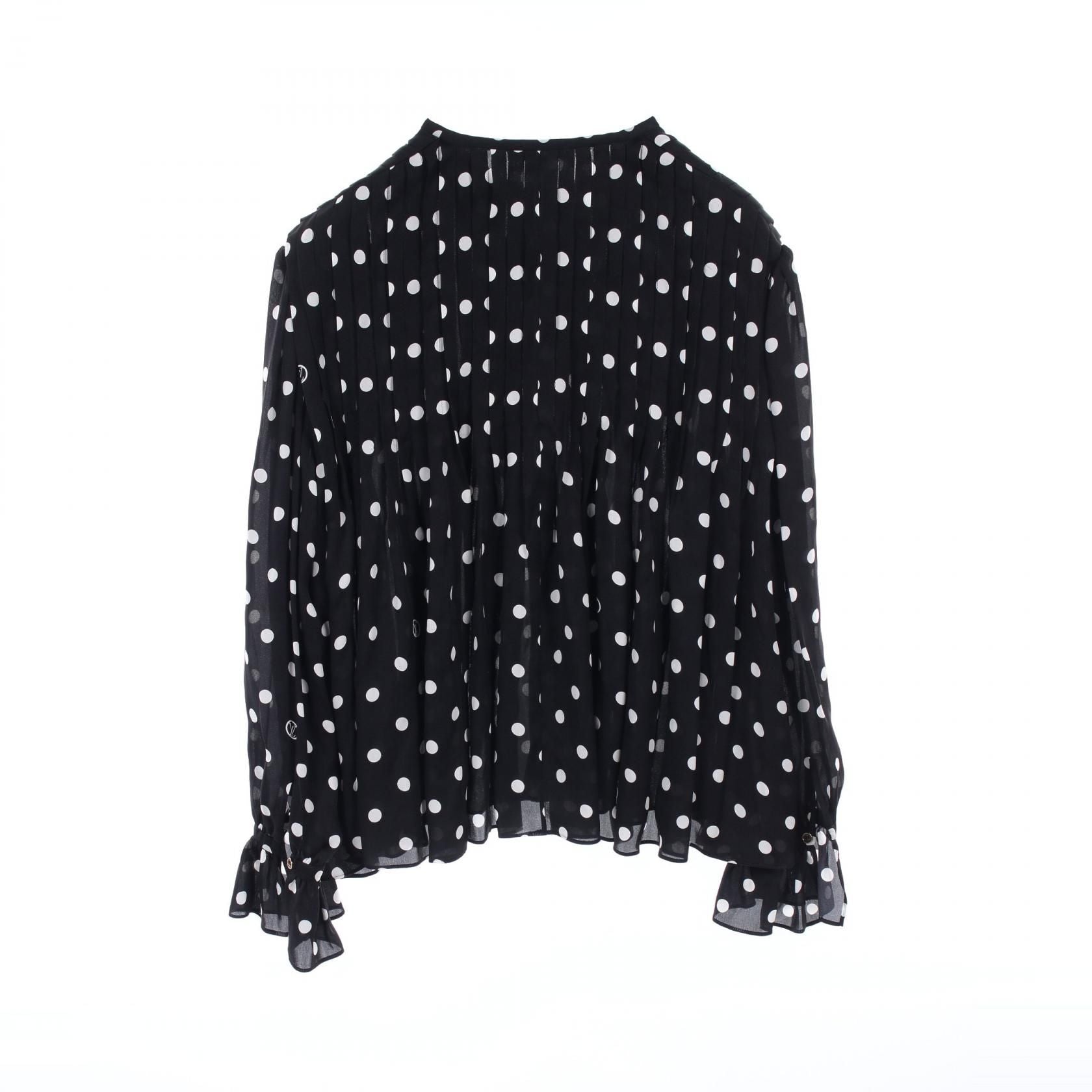 Louis Vuitton Black White Blouse