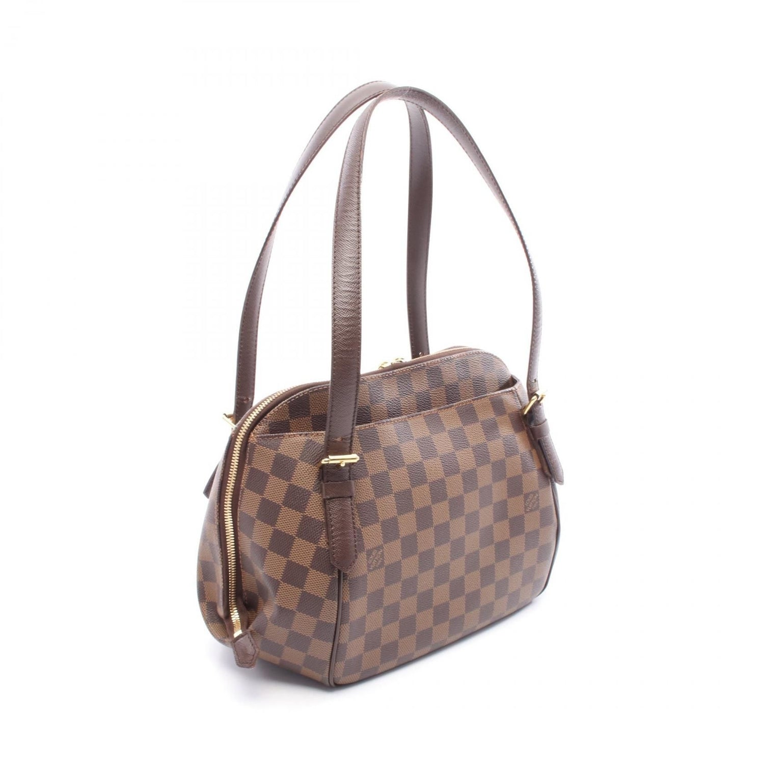 Louis Vuitton Belem Mm Ebene Brown Shoulder Bag N 51174