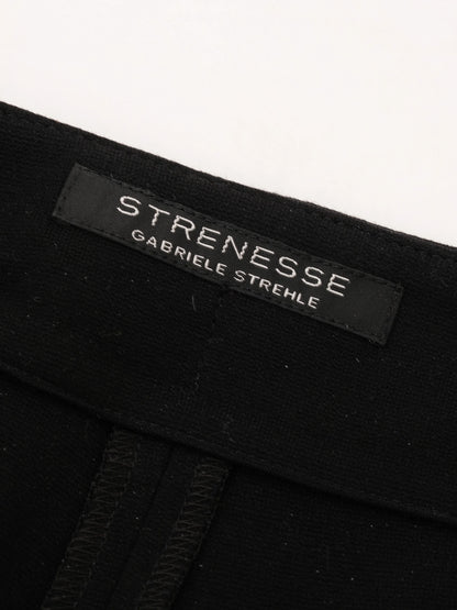 Strenesse Black Pants with Zipper Details Size XS Excellent Condition