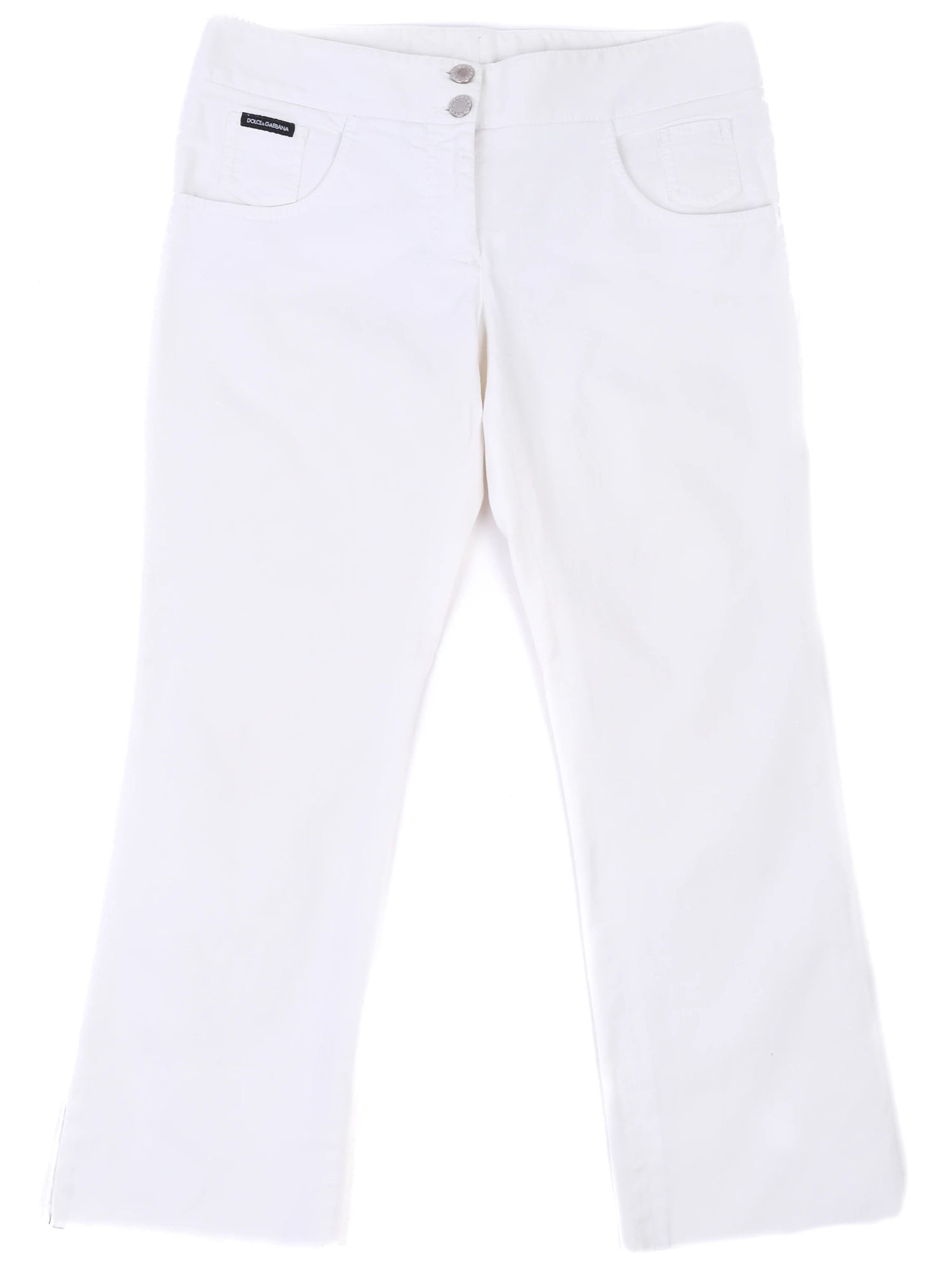 Excellent Dolce Gabbana White Cotton Women&