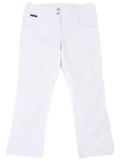 Excellent Dolce Gabbana White Cotton Women&