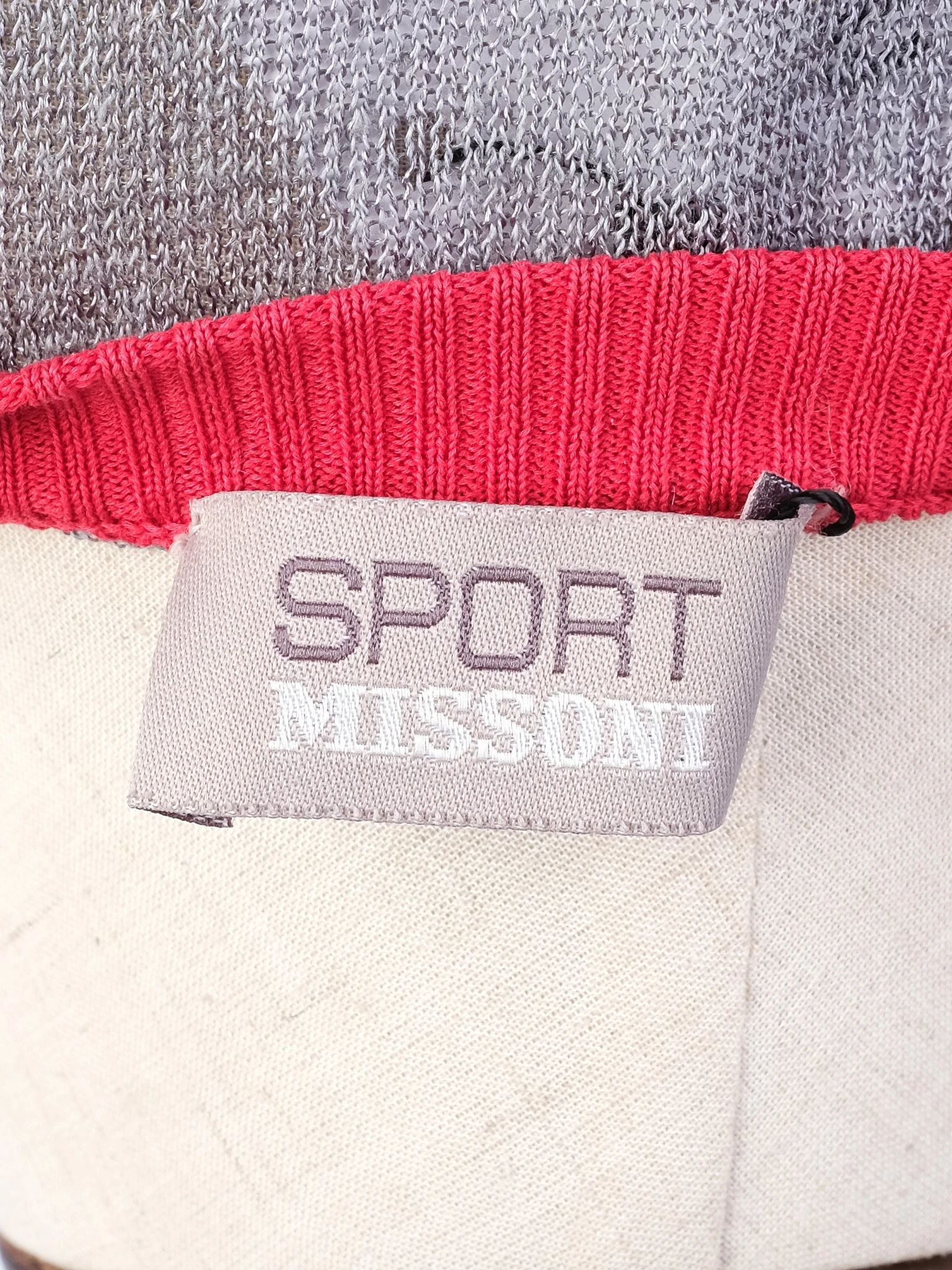 Excellent Missoni Geometric Striped Sweater XL Viscose Men Combined Colors