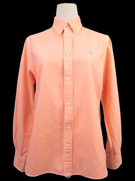 Excellent Polo Ralph Lauren Pink Cotton Shirt Size M Women
