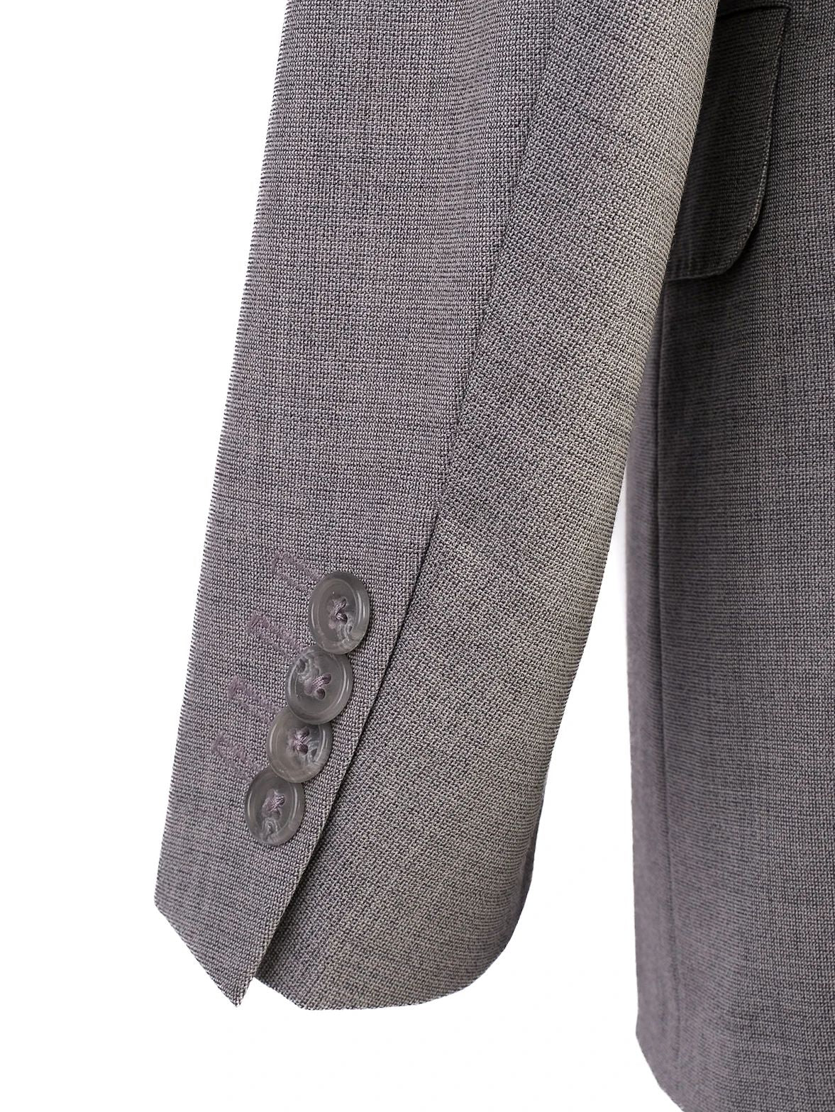 Excellent Corneliani Gray Wool Blazer Size L for Men