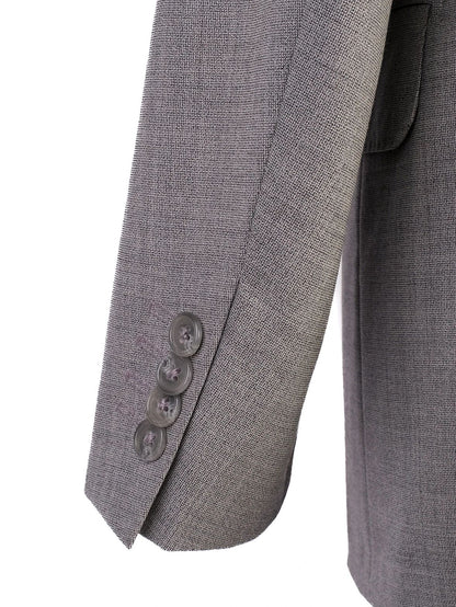 Excellent Corneliani Gray Wool Blazer Size L for Men