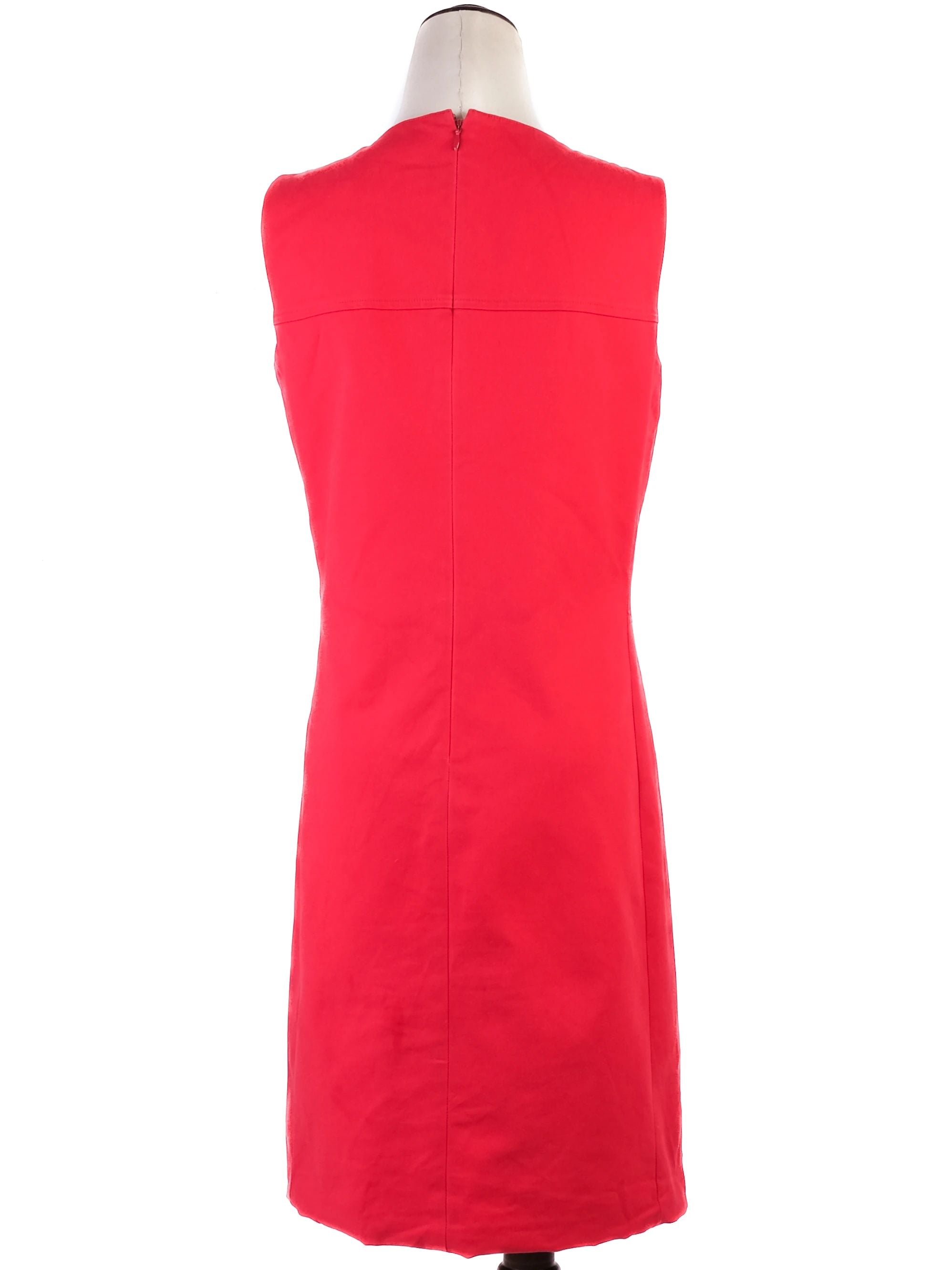 Excellent Ralph Lauren Red Sleeveless Dress Size M