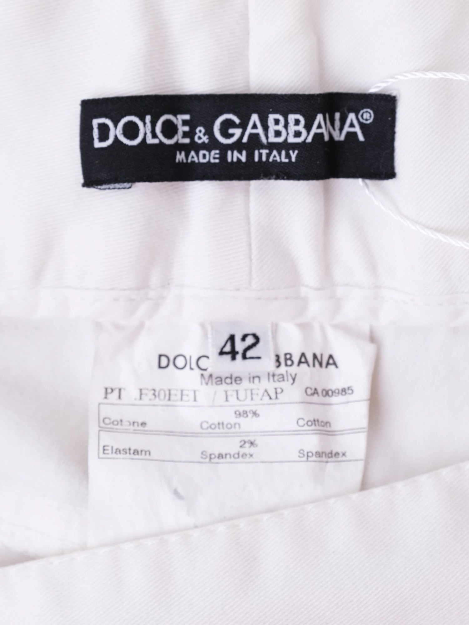 Excellent Dolce Gabbana White Cotton Women&