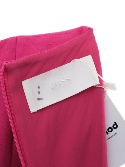 Excellent Hugo Boss Pink Viscose Dress Size L Women