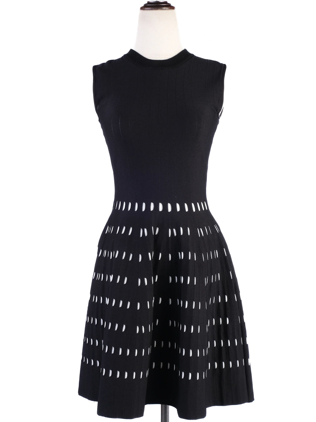 Excellent Alexander McQueen Black Sleeveless Dress Size M