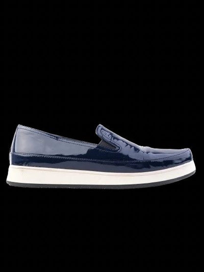 Excellent Prada Slip-On Shoes Blue Lacquer WomenÕs Size Not Specified