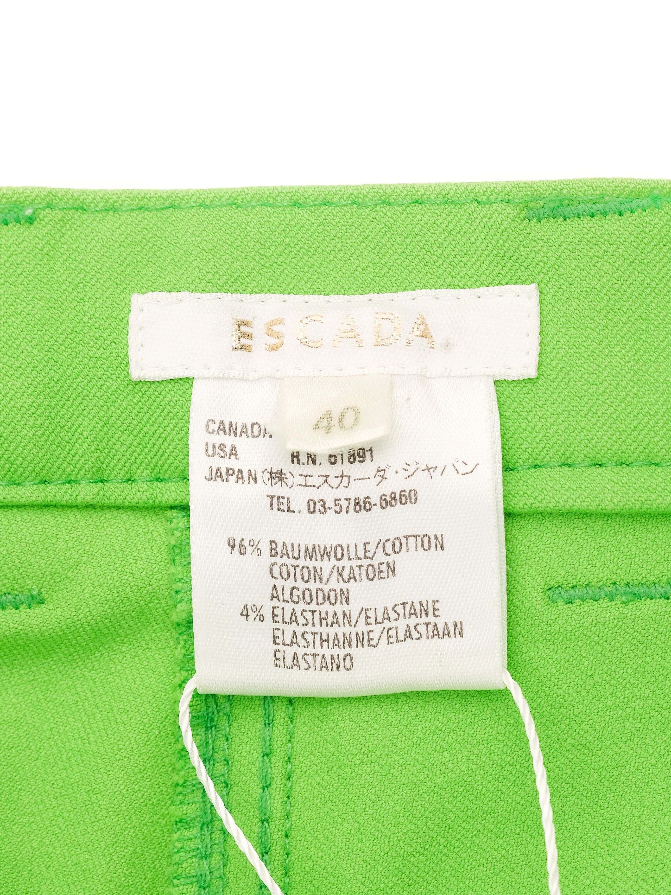 Excellent Escada Green Pants Women&