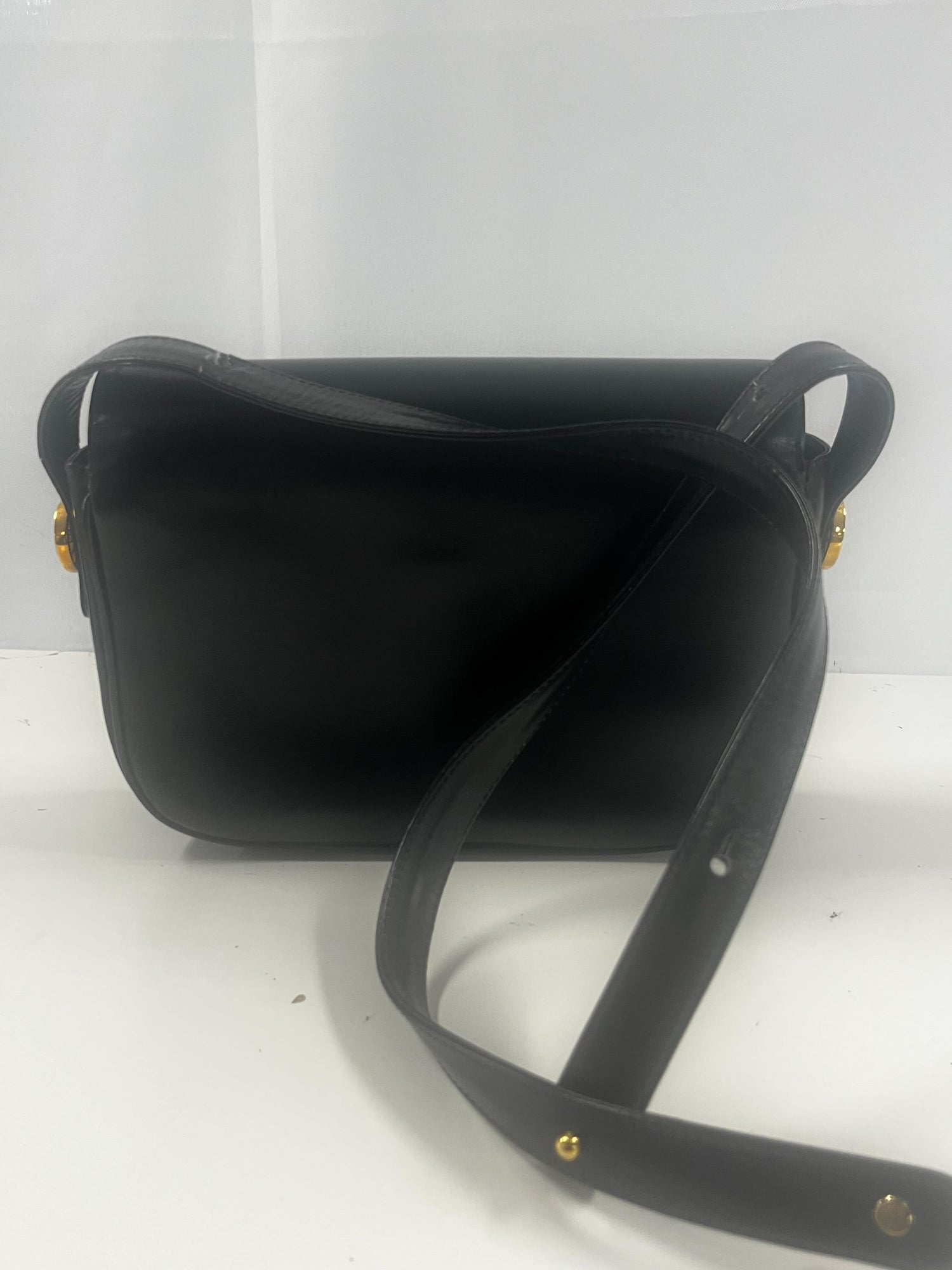 Celine Carriage Hardware Shoulder Leather Bag