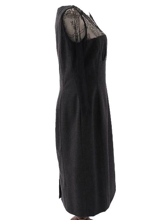 NEW Clips Gray Lace Dress XL Women&